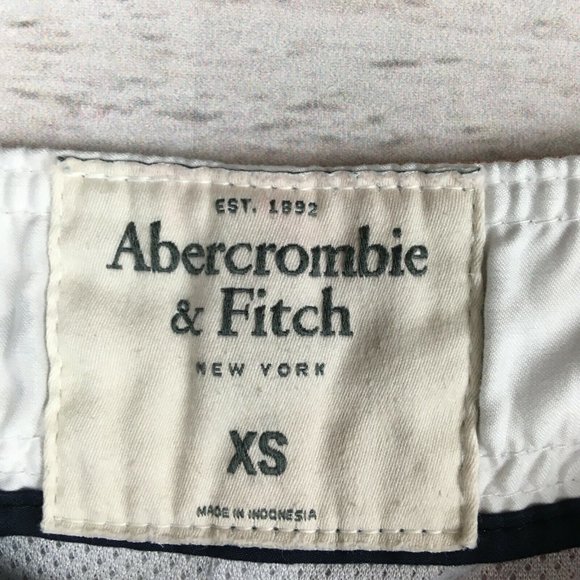 Abercrombie Fitch Mens Swim Shorts XS 29 to 30 Cotton Blend Rainbow Plaid Trunks - Picture 4 of 11